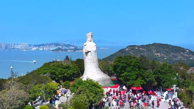 妈祖文化 妈祖庙  湄洲岛妈祖神像