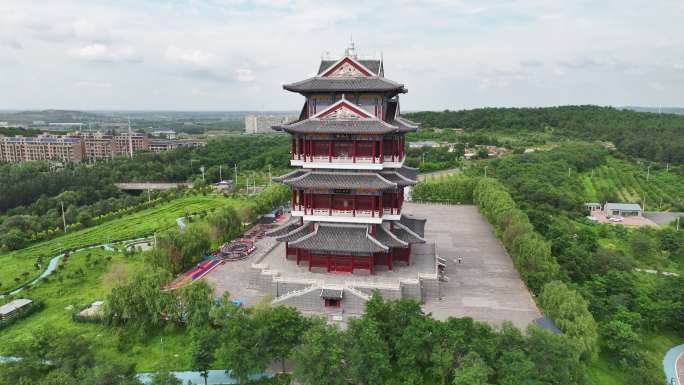法库航拍画面