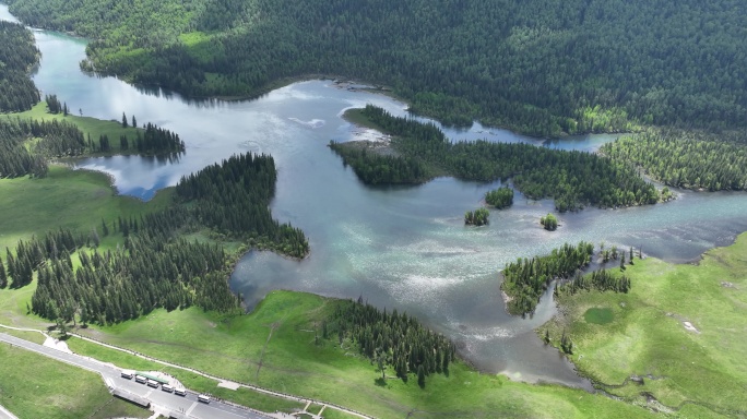 喀纳斯河神仙湾