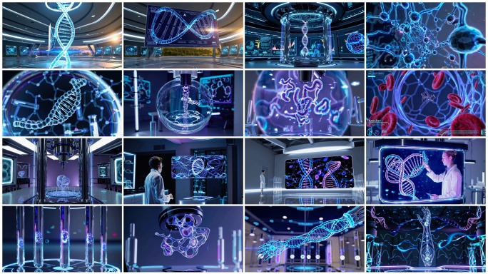 4K|生物科技 基因工程未来医学生命科学