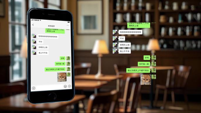 AE微信聊天对话框、带微信语音