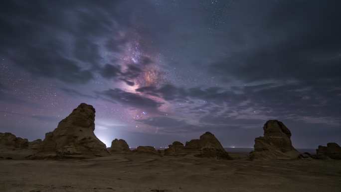 星空 银河 青海 俄博梁 雅丹 魔鬼城