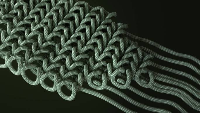 布料编织动画 C4D+AE编织动画