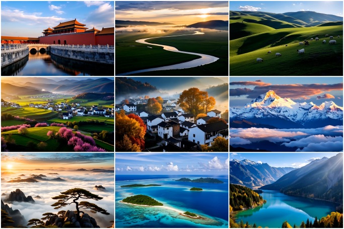美丽中国祖国大好河山