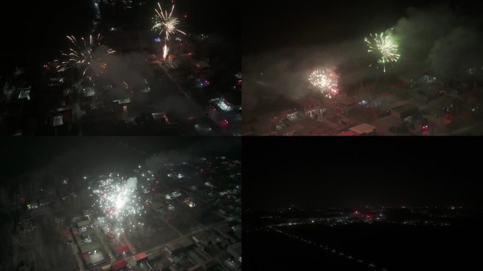 农村新年烟花