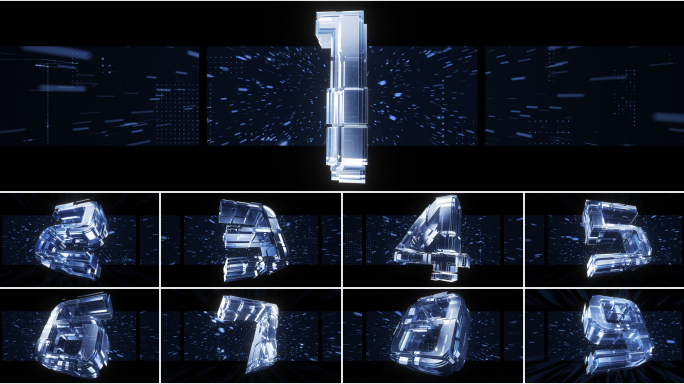 8K超宽屏原创震撼科技倒计时开场 活动