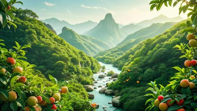 花果山水帘洞美景