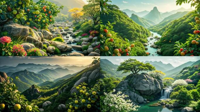 花果山水帘洞美景