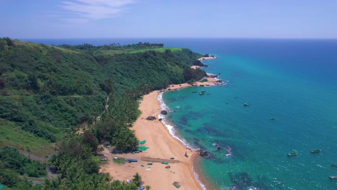 山海公路山间海岸公路的壮丽景色自驾车旅行