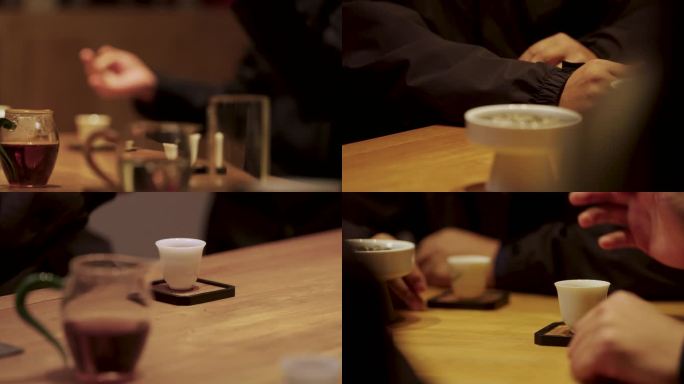 茶室密谋喝茶聊天攻守同盟