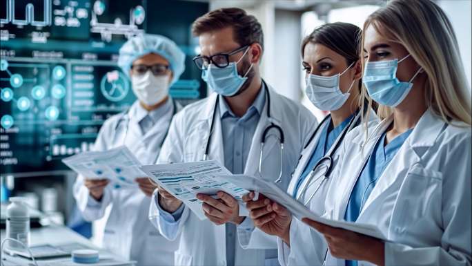 科技医疗科研生物基因细胞智慧医疗医美科技