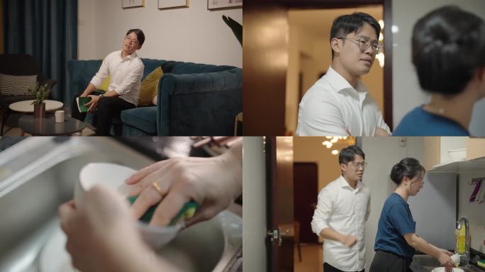 父母担心孩子的成绩