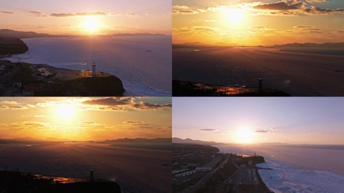 大连海岸 泊霞湾 航拍