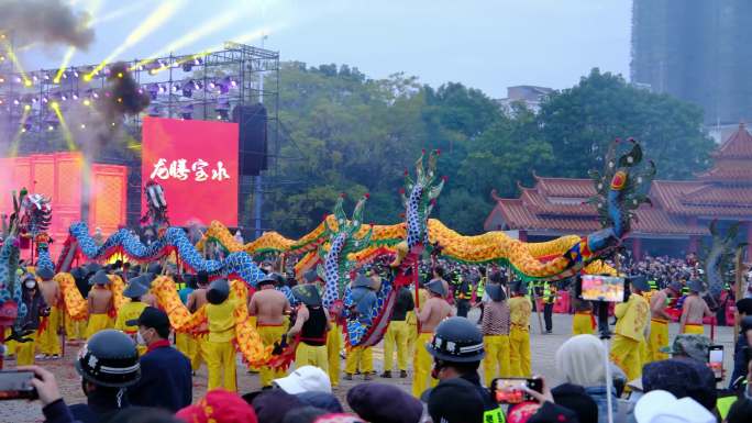 2025正月十一广西宾阳炮龙节