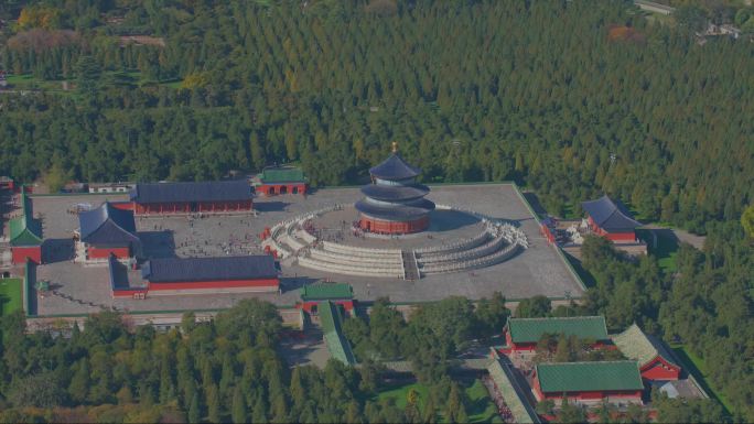 天坛公园航拍