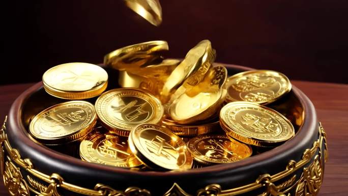 4k聚宝盆金币金元宝