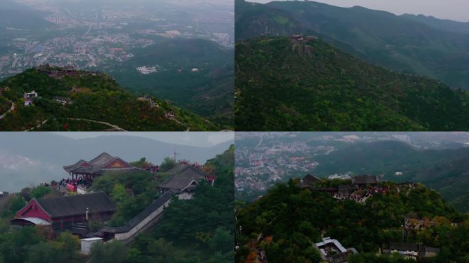 【4K】超美香山公园航飞