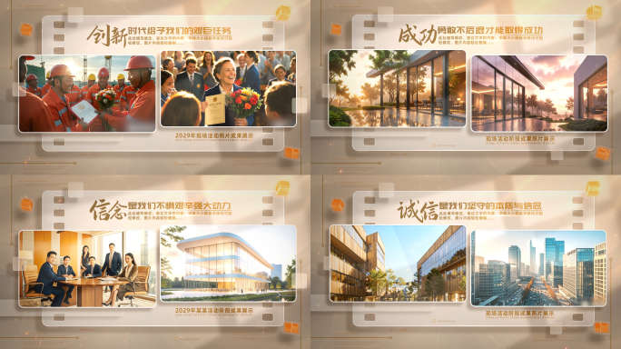 大气图文展示 高级感多图片包装