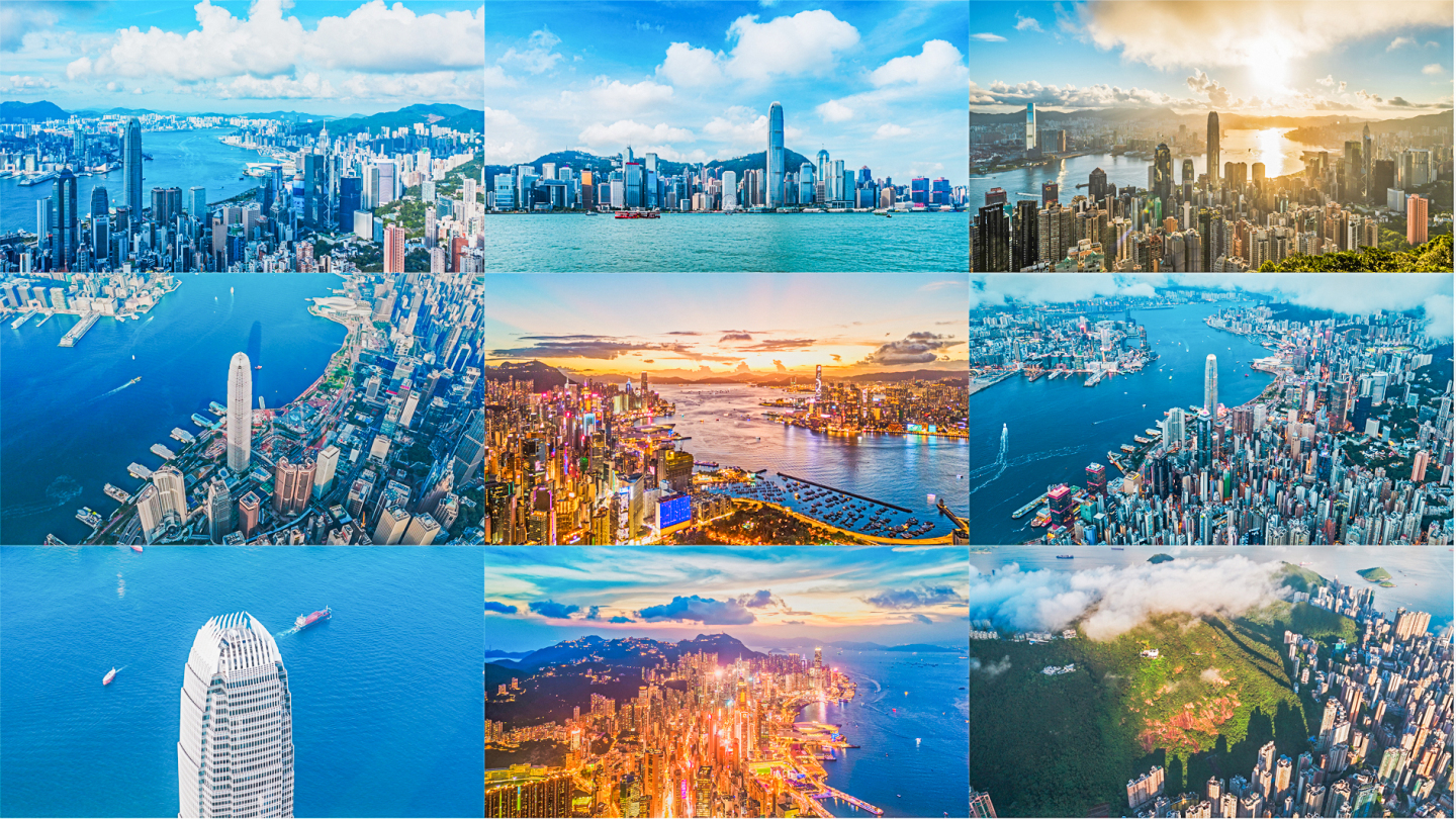 香港航拍延时合集香港宣传片