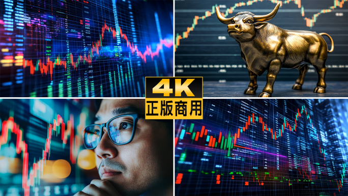 股票股市走势金融牛市证券交易投资理财K线