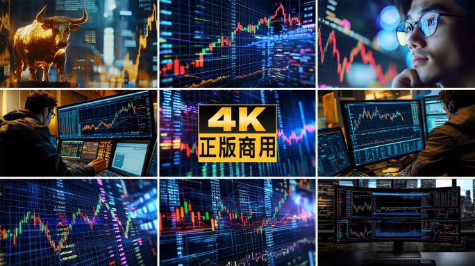 股票股市走势金融牛市证券交易投资理财K线