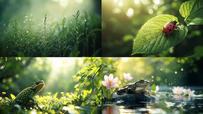 森林-昆虫爬虫两栖类_影视级色调_4K