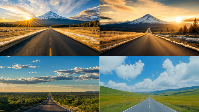 第一视角 路 道路 公路未来之路梦想合集