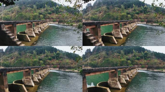 广西河池巴马盘阳河风景区石桥0822