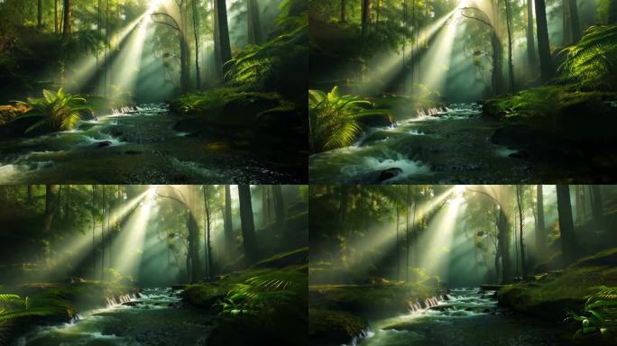 森林小溪