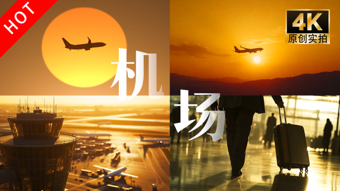 机场素材 机场延时 机场人流 飞机起飞