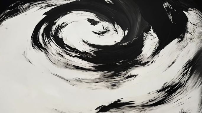 水墨笔刷 水墨笔触 水墨太极意境