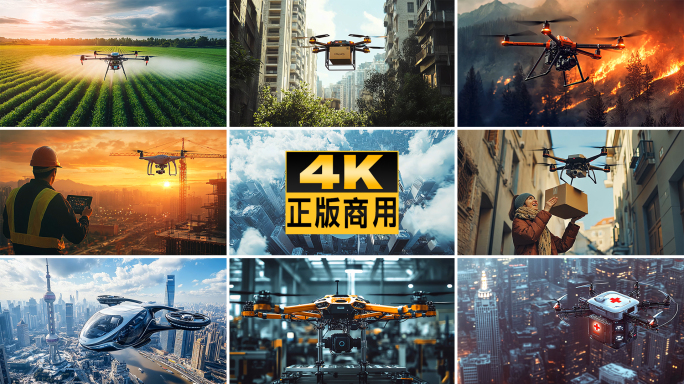 低空经济无人机飞行汽车行业科技智能快递