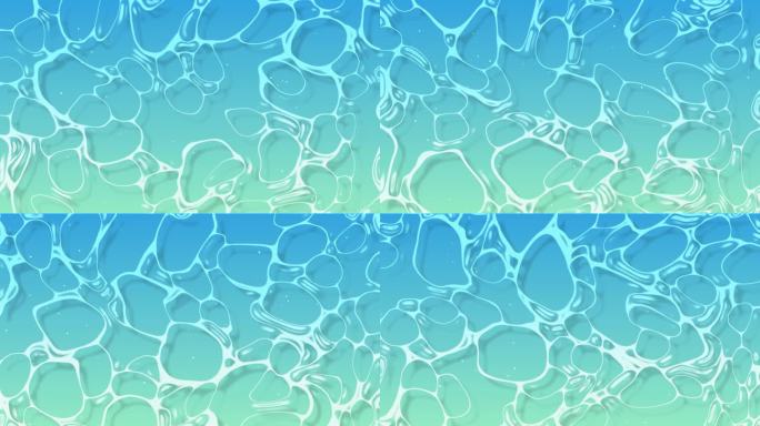 水泡运动流动粘液气泡油滴飘浮