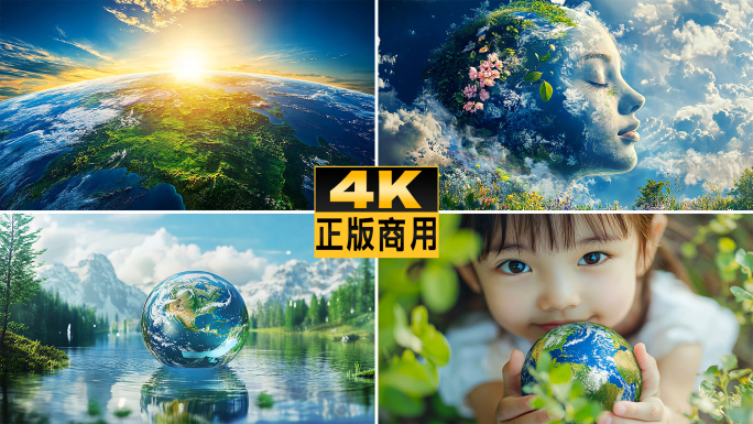 绿色地球生态环境城市低碳环保阳光大自然
