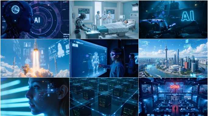 AI人工智能机器人中国未来科技发展创新