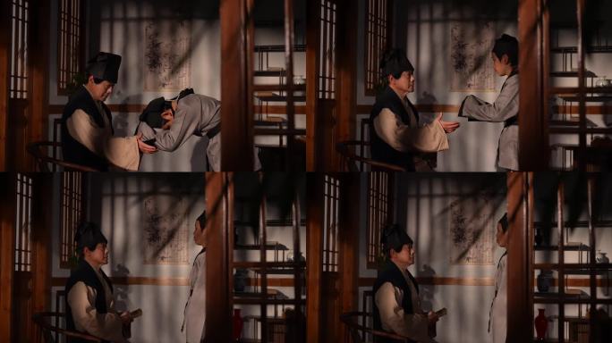 古代古人国学礼仪老师传教学童学生弟子规矩