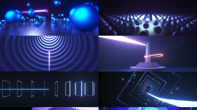 智能科技创新大会开场视频C4D+AE