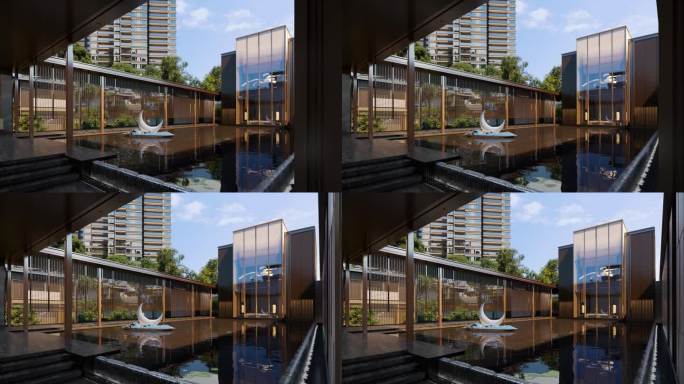 高级住宅内景观