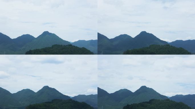 中午群山光影延时