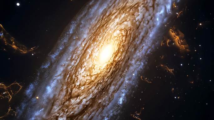 浩瀚宇宙风暴云黑洞星系
