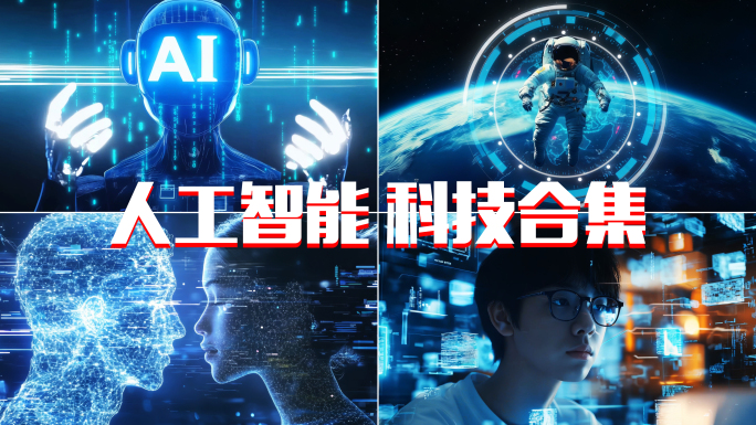 中国科技发展人工智能AI机器人科技芯片