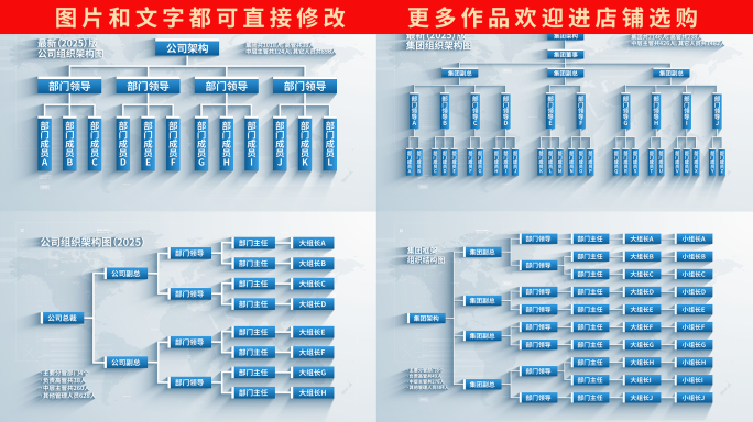 公司组织架构流程结构图