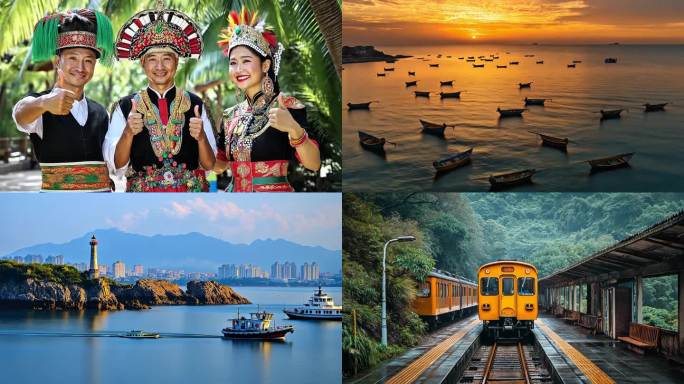 台湾风土人情台湾旅游台湾人民台湾美食海边
