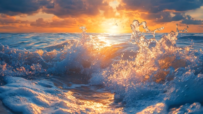 大海 海洋 浪花 海底 海浪