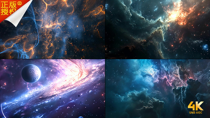 星际穿越宇宙奥秘无尽探索星系奇观太空黑洞