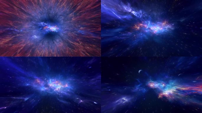 星云穿梭AE模版