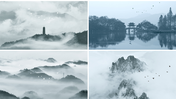 中国水墨山水画