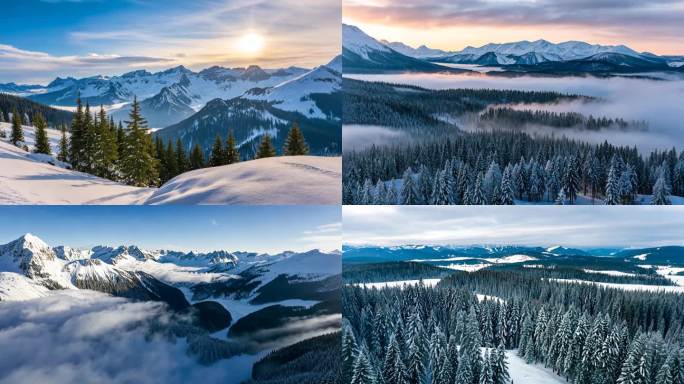 长白山 长白山天池 林海雪原