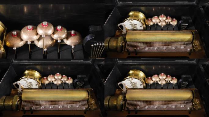 八音盒 古董收藏品  圆筒型八音盒