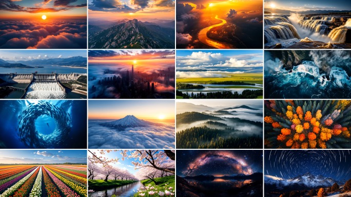 【4K】祖国大好河山风景合集
